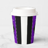 Elegante Feier zum 12. Geburtstag der Seidenhochze Pappbecher (Rechts)