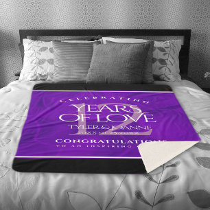 Elegante Feier zum 12. Geburtstag der Seidenhochze Sherpadecke