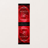 Elegante Feier zum 15. Rose (Außenseite Aufgefaltet)