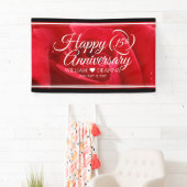 Elegante Feier zum 15. Rose Banner (Insitu)