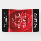 Elegante Feier zum 15. Rose Banner (Horizontal)