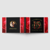 Elegante Feier zum 15. Rose Gästebuch (Voll)