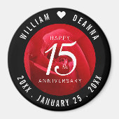 Elegante Feier zum 15. Rose Magnet (Vorne)