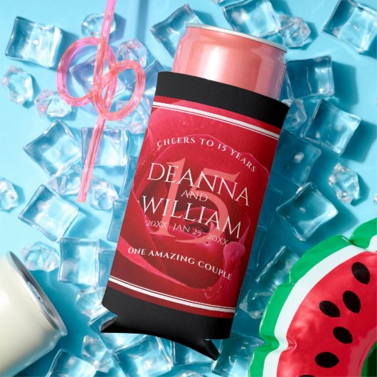 Elegante Feier zum 15. Rose Selters Dosenkühler (In Situ Sommer)