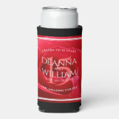 Elegante Feier zum 15. Rose Selters Dosenkühler (Seltzer Vorderseite)