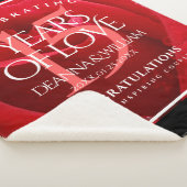 Elegante Feier zum 15. Rose Sherpadecke (3/4)