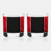 Elegante Feier zum 15. Rose Whiskyglas (Links)