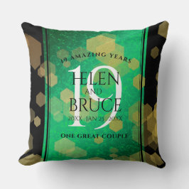 Elegante Feier zum 19. Jadefest zum Jahrestag der  Kissen