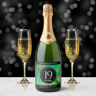 Elegante Feier zum 19. Jadefest zum Jahrestag der Schaumweinetikett