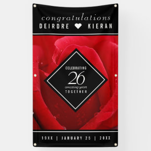Elegante Feier zum 26. Rose Banner