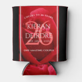 Elegante Feier zum 26. Rose Dosenkühler (Vorderseite)