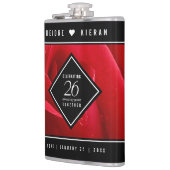 Elegante Feier zum 26. Rose Flachmann (Links)