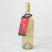 Elegante Feier zum 26. Rose Flaschenanhänger (Angewinkelt)