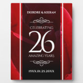 Elegante Feier zum 26. Rose Fotoplatte (Vorderseite)