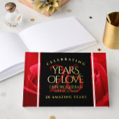 Elegante Feier zum 26. Rose Gästebuch