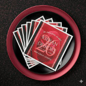 Elegante Feier zum 26. Rose Serviette