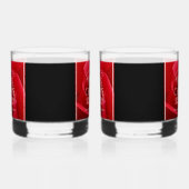 Elegante Feier zum 26. Rose Whiskyglas (Rechts)