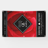 Elegante Feier zum 36. Rose Banner (Horizontal)
