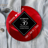 Elegante Feier zum 36. Rose Button (Beispiel)