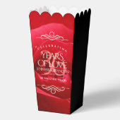 Elegante Feier zum 36. Rose Geschenkschachtel (Rückseite)