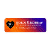 Elegante Feier zum 39. Geburtstag der Hochzeit (Vorne)