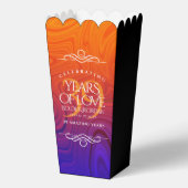 Elegante Feier zum 39. Geburtstag der Hochzeit Geschenkschachtel (Rückseite)