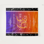 Elegante Feier zum 39. Geburtstag der Hochzeit Wandteppich (Vorderseite (Horizontal))