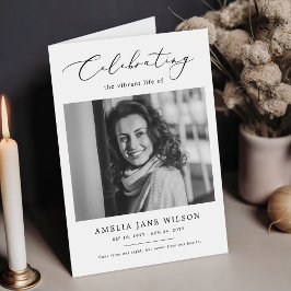 Elegante Feier zum Foto der Beerdigung geklappt Programm