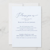 Elegante Feier zum Foto des Lebens Einladung (Rückseite)