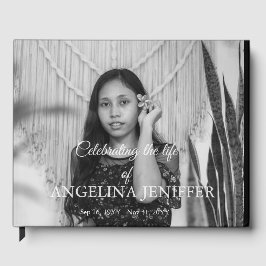 Elegante Feier zum Foto Gedenkfeier Gästebuch