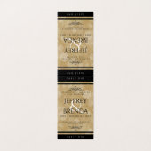 Elegante Feier zum Hochzeitstag (Außenseite Aufgefaltet)