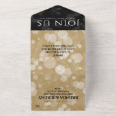 Elegante Feier zum Hochzeitstag All In One Einladung (Außenbereich)