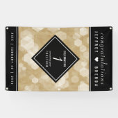 Elegante Feier zum Hochzeitstag Banner (Horizontal)
