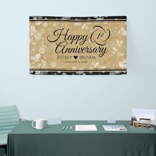 Elegante Feier zum Hochzeitstag Banner (Messeveranstaltung)