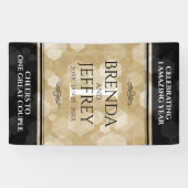 Elegante Feier zum Hochzeitstag Banner (Horizontal)