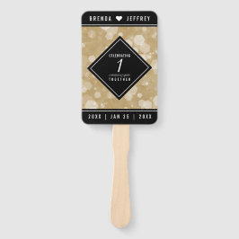 Elegante Feier zum Hochzeitstag Fächer