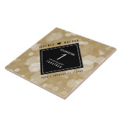 Elegante Feier zum Hochzeitstag Fliese (Seite)