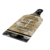 Elegante Feier zum Hochzeitstag Schneidebrett (Ecke)