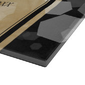 Elegante Feier zum Hochzeitstag Schneidebrett (Ecke)