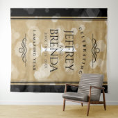 Elegante Feier zum Hochzeitstag Wandteppich (Beispiel (Horizontal))