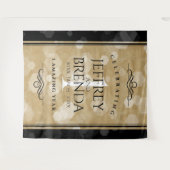 Elegante Feier zum Hochzeitstag Wandteppich (Vorderseite (Horizontal))