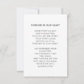 Elegante Feier zur Beerdigung von Life Script Foto (Rückseite)