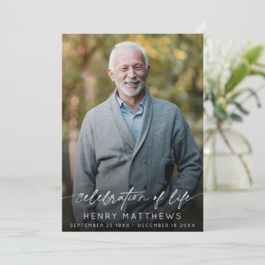 Elegante Feier zur Beerdigung von Life Script Foto Programm (Stehend Vorderseite)