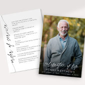 Elegante Feier zur Beerdigung von Life Script Foto Programm