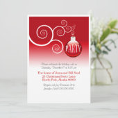 Elegante Feierlichkeiten Einladung (Stehend Vorderseite)