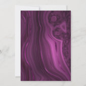 Elegante Feierlichkeiten zum Foto der Lebensgewohn Einladung (Rückseite)