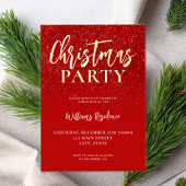 Elegante Feiertage Weihnachten Folieneinladung