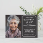 ELEGANTE FEIERUNG LEBENSGRUNDLEGENDER EINLADUNG (Stehend Vorderseite)