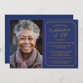 ELEGANTE FEIERUNG LEBENSGRUNDLEGENDER EINLADUNG (Vorne/Hinten)