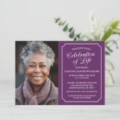 ELEGANTE FEIERUNG LEBENSGRUNDLEGENDER EINLADUNG (Stehend Vorderseite)